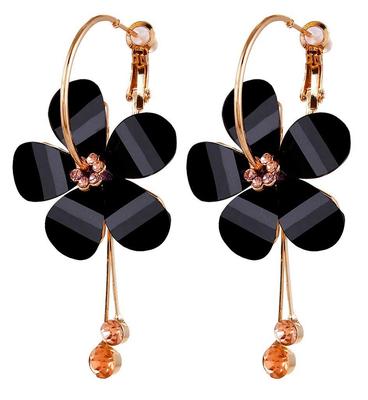 Jewellery Earings Gold Plated Floral Earrings for Girls and Women