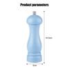 6inch Salt and Pepper Grinder, Solid Wood Spice Pepper Mill with Strong Adjustable Ceramic Grinder Kitchen Cooking Tools