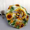 1pc Sunflower Print Folding Umbrella, Durable, Suitable for Outdoor Activities or Rain, Suitable for Commuting yy251027071