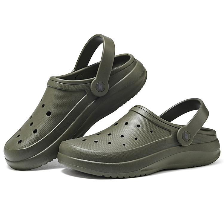 Skechers Foamies Andningsbara Bekväma Träskor Herr Träskor Grön 243250-OLV