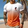 Men's T-shirt Summer  3D Printe Urban Street Style Men's Running Loose T-shirt