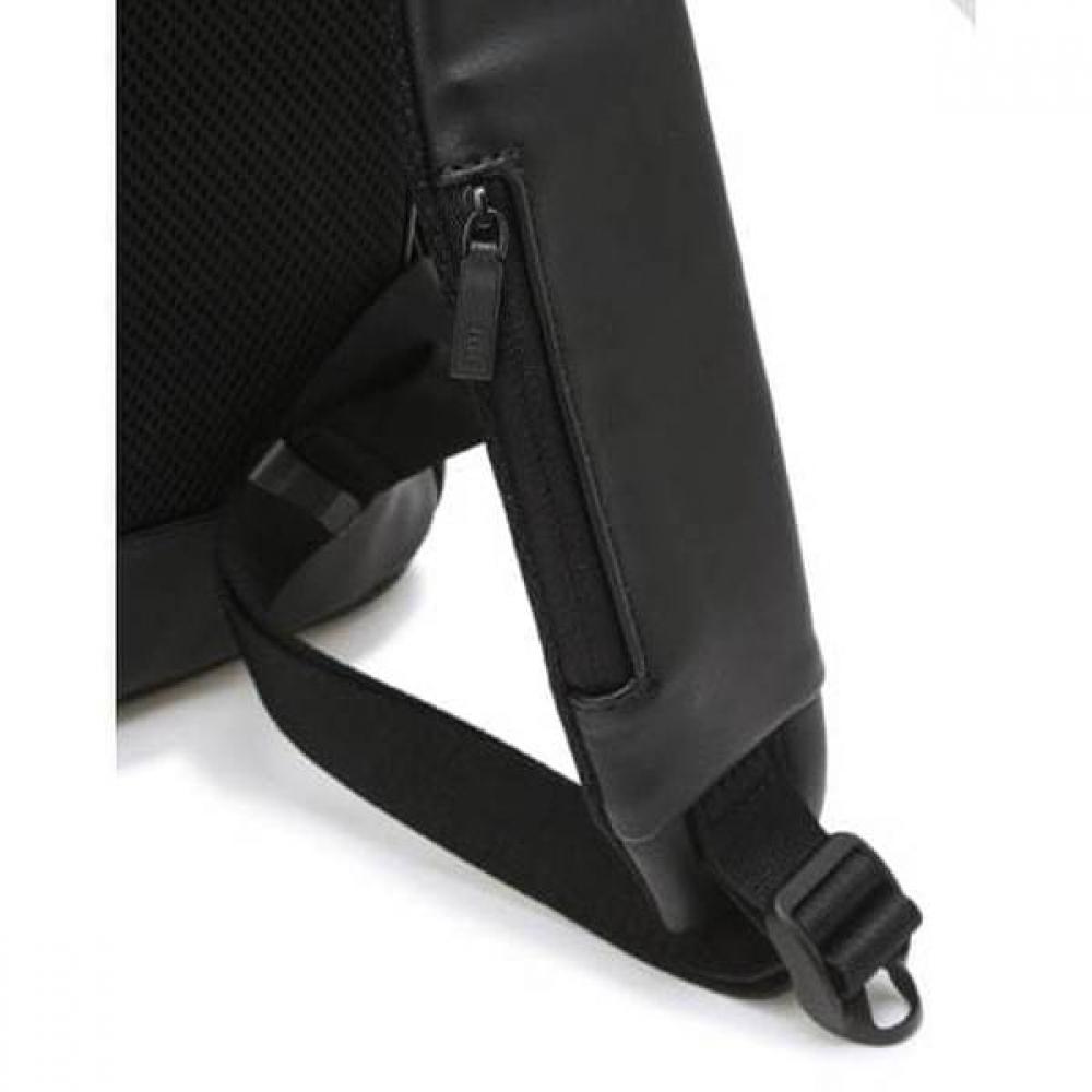 Daks 16 Inch Laptop Storage Black Pu Backpack Dbba6f696bk