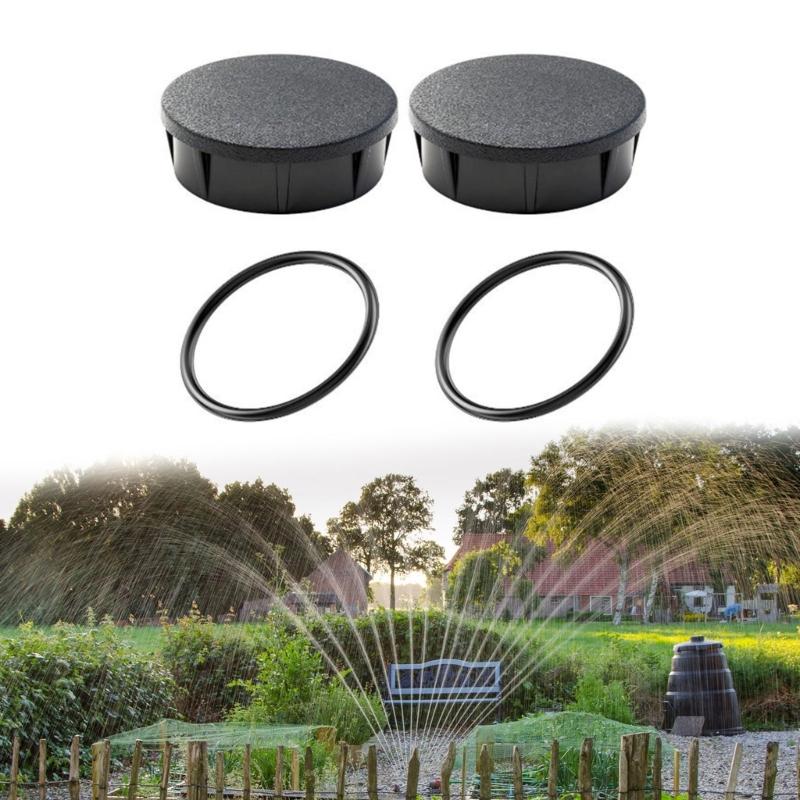Sprinkler Replacement Cap with Fluoroelastomer Component and ABS Housing for Lawn and Garden Irrigation Maintenance