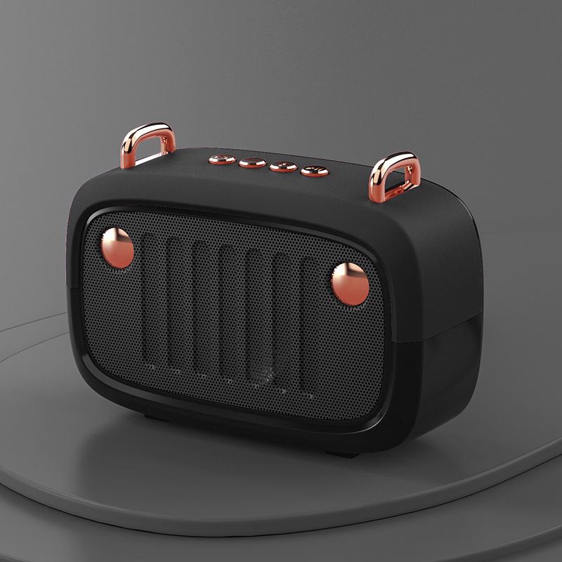 Retro Bluetooth Speaker Creative USB Mini Outdoor U Disk TF Card with FM Gift Portable Small Speaker