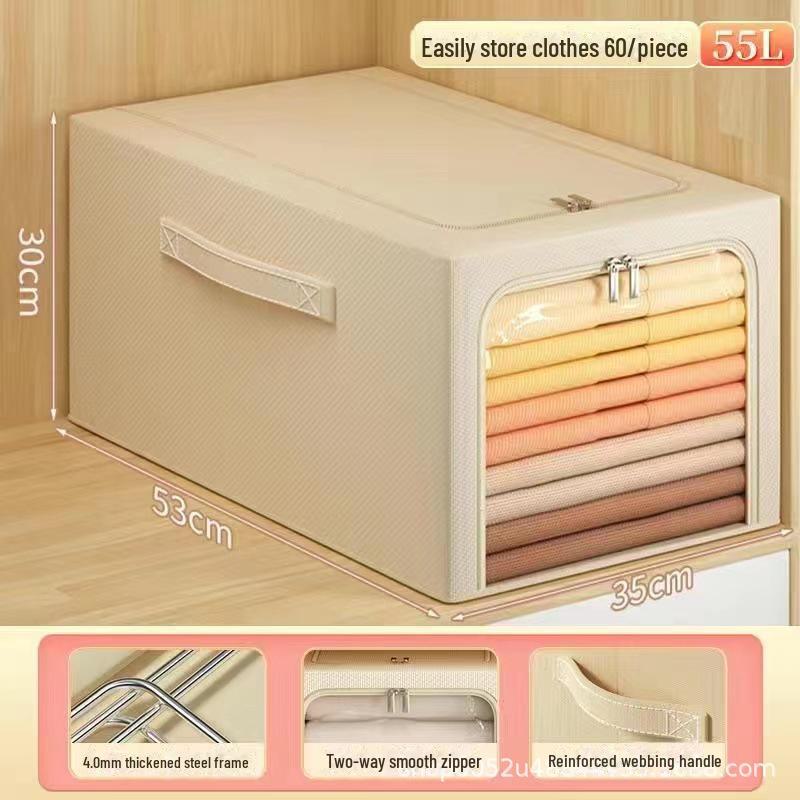 Thickened Fabric Wardrobe Storage Box for Clothes and Pants