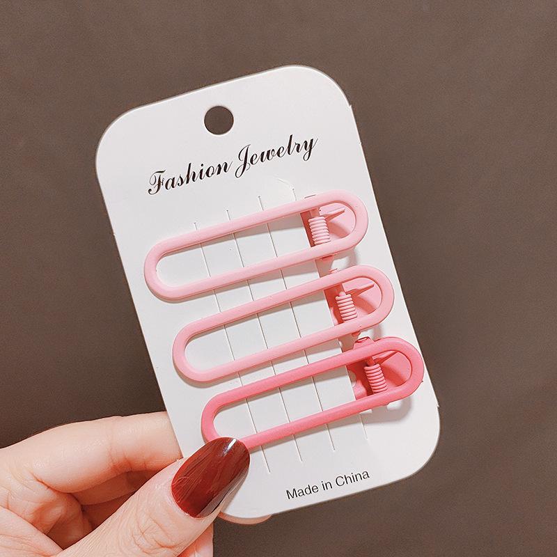 Clips de păr colorat Bai Lu fără cusături tip cioc de rață pentru femei - Ideal pentru frunte, breton și machiaj