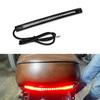1pc Strip Light for Motorcycle  Flexible 48 LED Tail Light Turn Signal Dual Color Rear Brake Stop Bulb Lamp