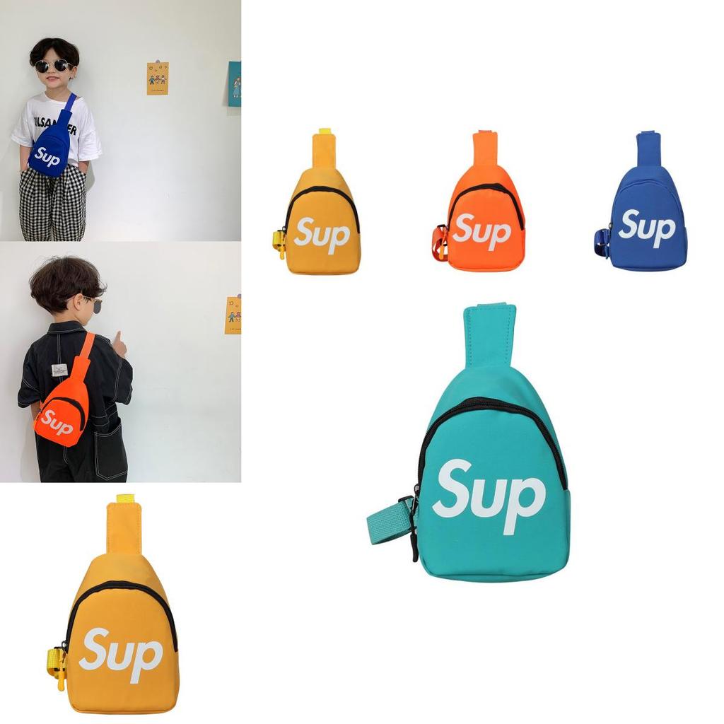 Trendiger Kinderrucksack 2024 Neuer Koreanischer Stil Buchstaben Design Niedliche Cartoon Tasche
