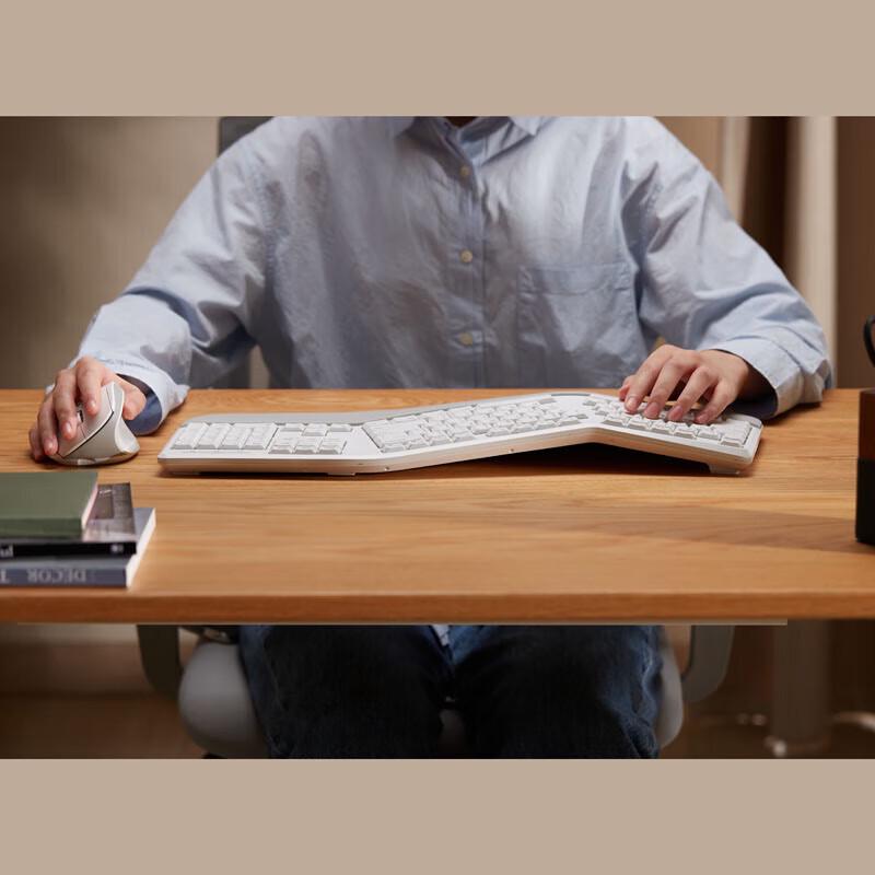 ShanYe GSKBERGW6W-SET Wireless Ergonomic Keyboard Mouse Set