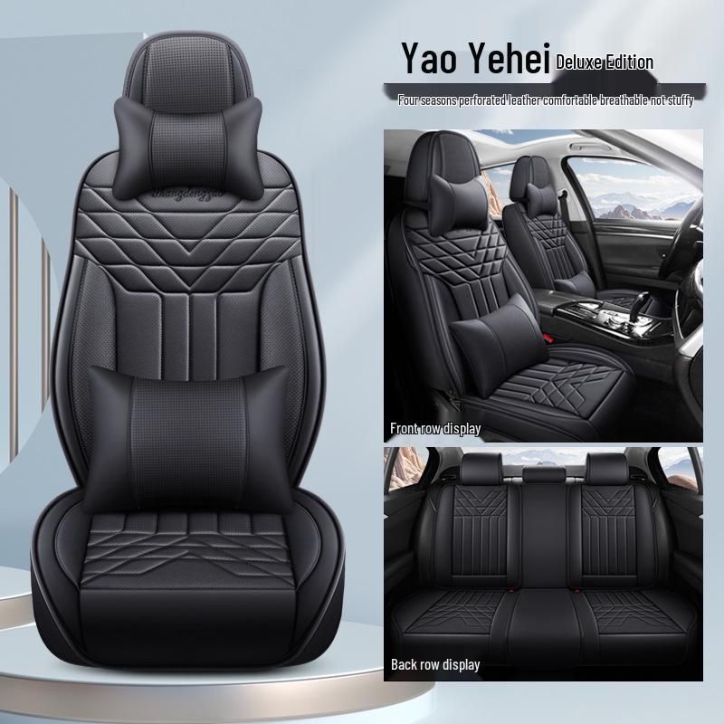 Skoda New Octavia Seat Cover - Full Coverage for 2013/14/16/18/19 Models, All Season, Five-Seater Cushion