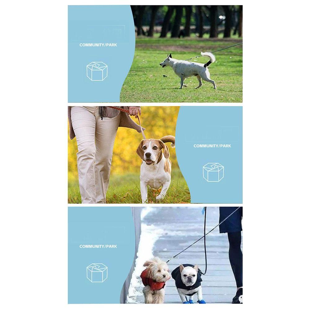 Double Zipper Pet Waste Bag Dispenser Cleaning Tools Pet Treat Bags Pet Waste Bags Carrier  Outdoor