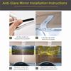 High-Transparent 2 in 1 Car Sun Visor Dual Use Night Driving Shield  Day Driving