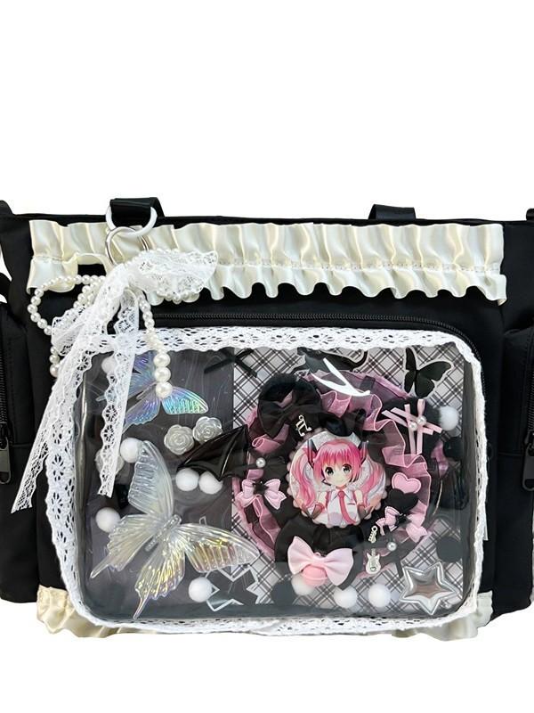 Nylon Crossbody Bag With Zipper Pocket For Daily Use