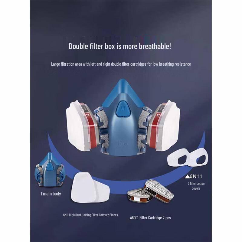 Taodun Half-Face Anti-Dust & Poison Respirator Kit