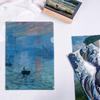 World-Famous Paintings L-Shaped A4 Folder - Monet & Van Gogh Art Design for Students and Office