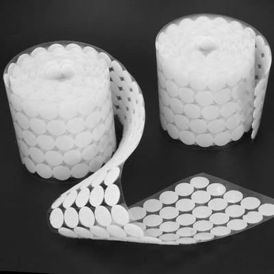 Disc velcro autoadeziv, bandă adezivă velcro, adeziv magic puternic, cârlige rotunde pentru monede, 10/15/20 mm, 1000 de perechi