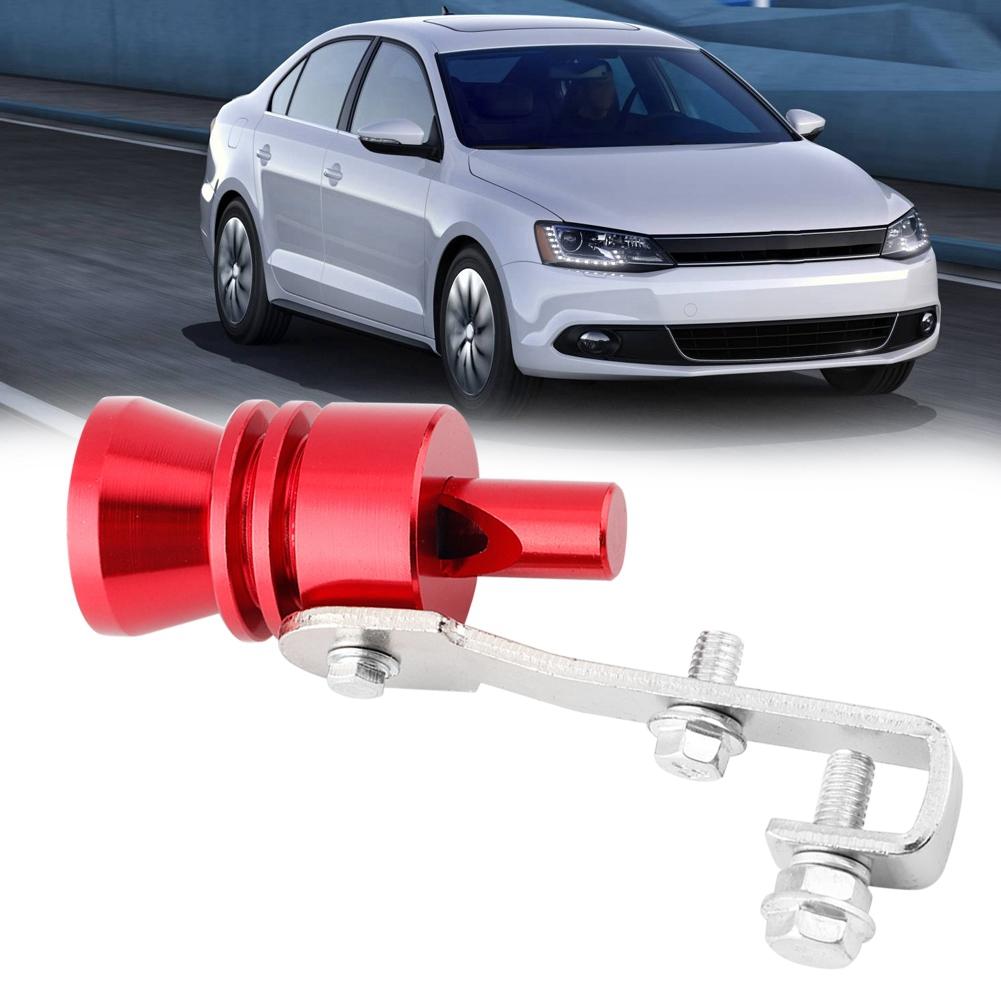 Universal Car Exhaust Pipe Turbo Whistle for Automobile ATV SUV Auto Accessories (Red)