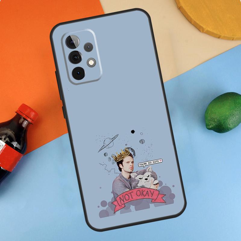 Sebastian Stan Case For Samsung Galaxy A34 A54 A14 A35 A55 A15 A56 A36 A26 A16 A06 A12 A22 A32 A52 A13 A53