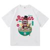 Kinder Amazing Digital Circus Ramen T-Shirt, Modisches und Lustiges Caine Pomni T-Shirt, Unisex Niedliches Kaninchen Nudel Baumwoll T-Shirt