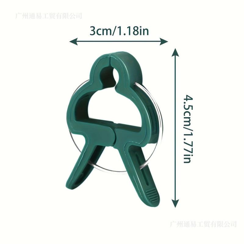 Botanical Garden Art Clip 50pcs Tomato Flower Garden Plastic Fixed Clip Green Garden Clip