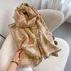 Women's Double-Sided Camellia Faux Cashmere Scarf