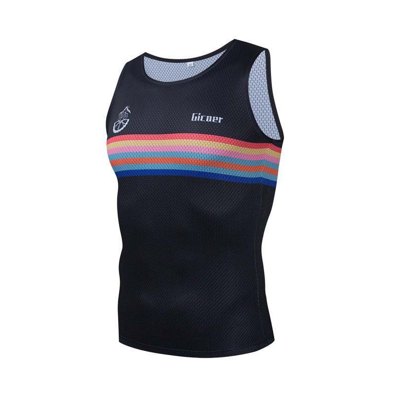 Men Women Cycling Vest Base Layer Breathable Sleeveless Jersey Sports Top Road Bike Riding