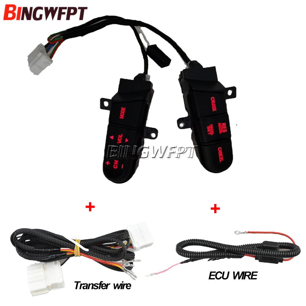 Steering Wheel Pad Cruise Audio Remote Switch 36770SNAA12 36770-SNA-A12 For Honda Jazz /Fit Civic 2006 2007 2008 2009 2010 2011