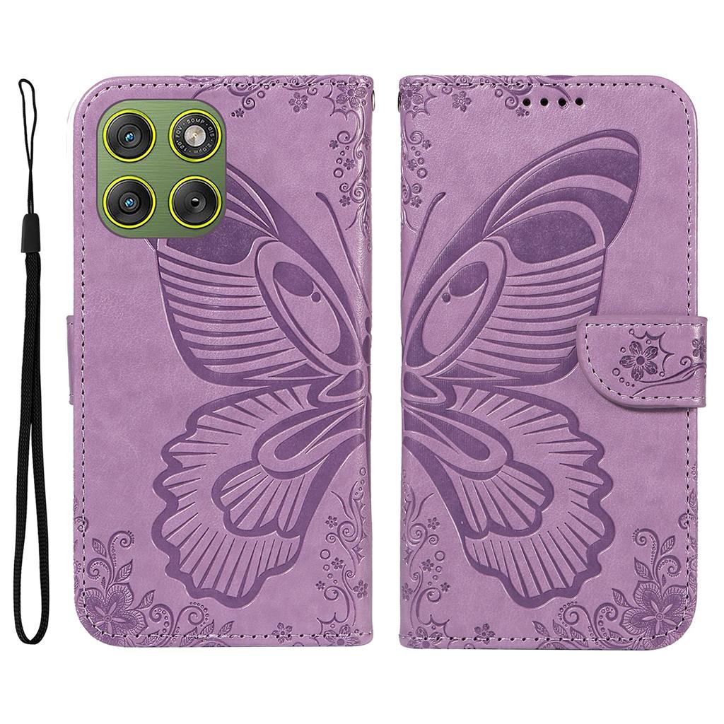 For Motorola Edge 70 5G Case Butterfly Pattern PU Leather Folio Flip Phone Cover