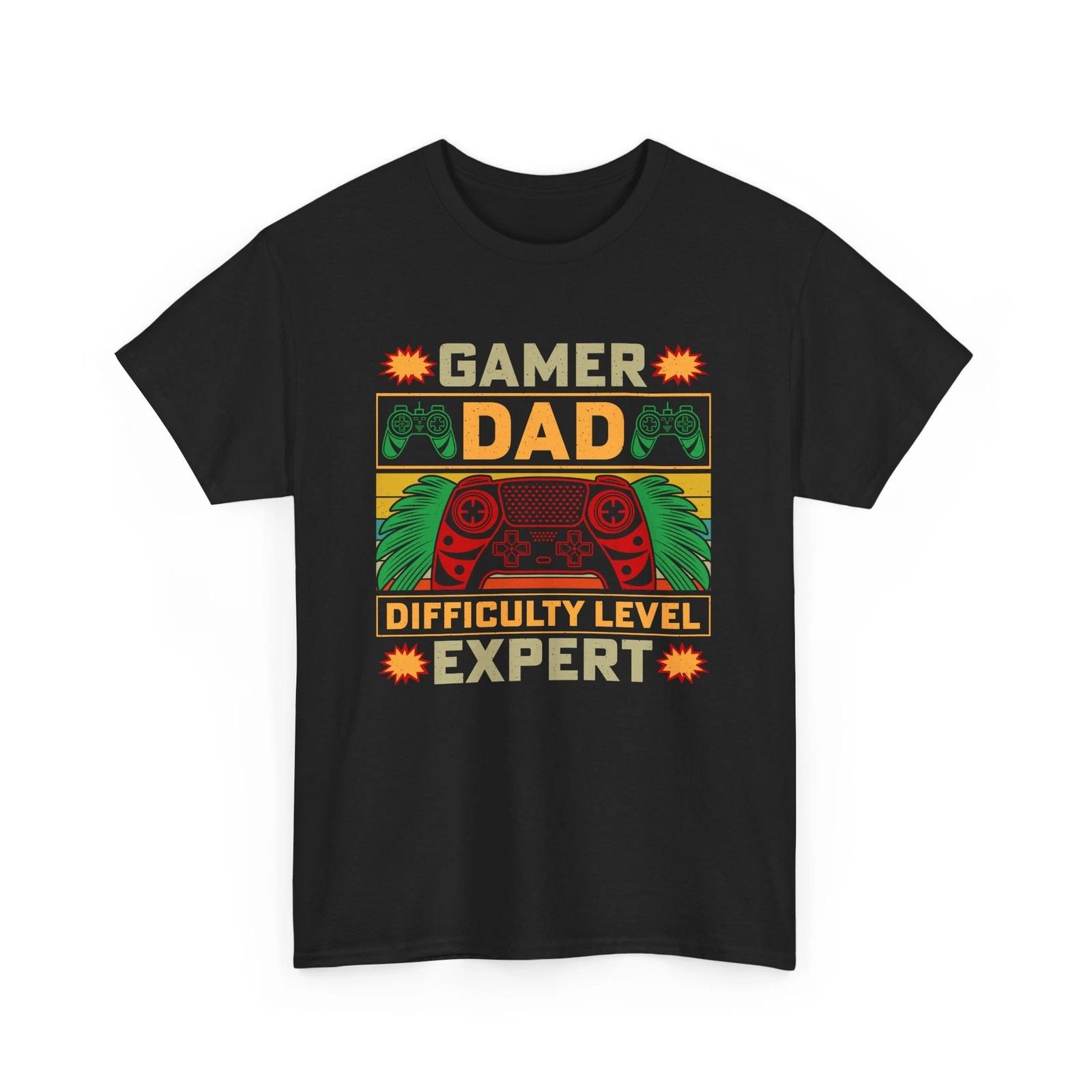 Gamer Dad T-Shirt | Funny Gamer Tee | Best Gaming Shirt S