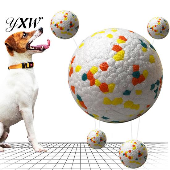Palla Giocattolo per Cani Anti-obesità Alta Elasticità Resistente al Morso Sollievo dall'Ansia con Sporgenze 3D Uniche per Esterni per Masticatori Aggressivi Animale Domestico Interattivo