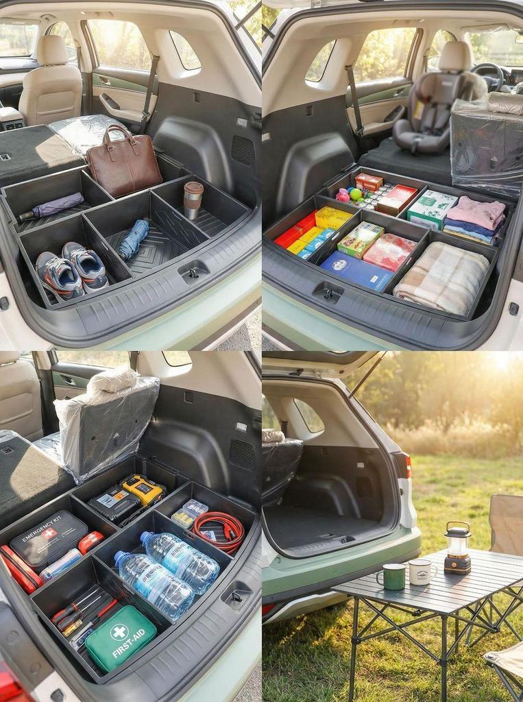 Wuling Xingguang 560 Hidden Trunk Compartment: Large Capacity Storage Box