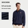Skechers Unisex Relaxed Fit Collared Knit Pullover L326U003