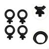 4 Pieces Eye Bolt Mount Stainless Steel Heavy Duty T Nut Tie Down s for Ropes Roof Racks