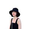Black Fisherman Hat Women's Spring and Summer Korean Version Versatile Japanese Sun Protection Sun Hat Men's Basin Hat Trendy