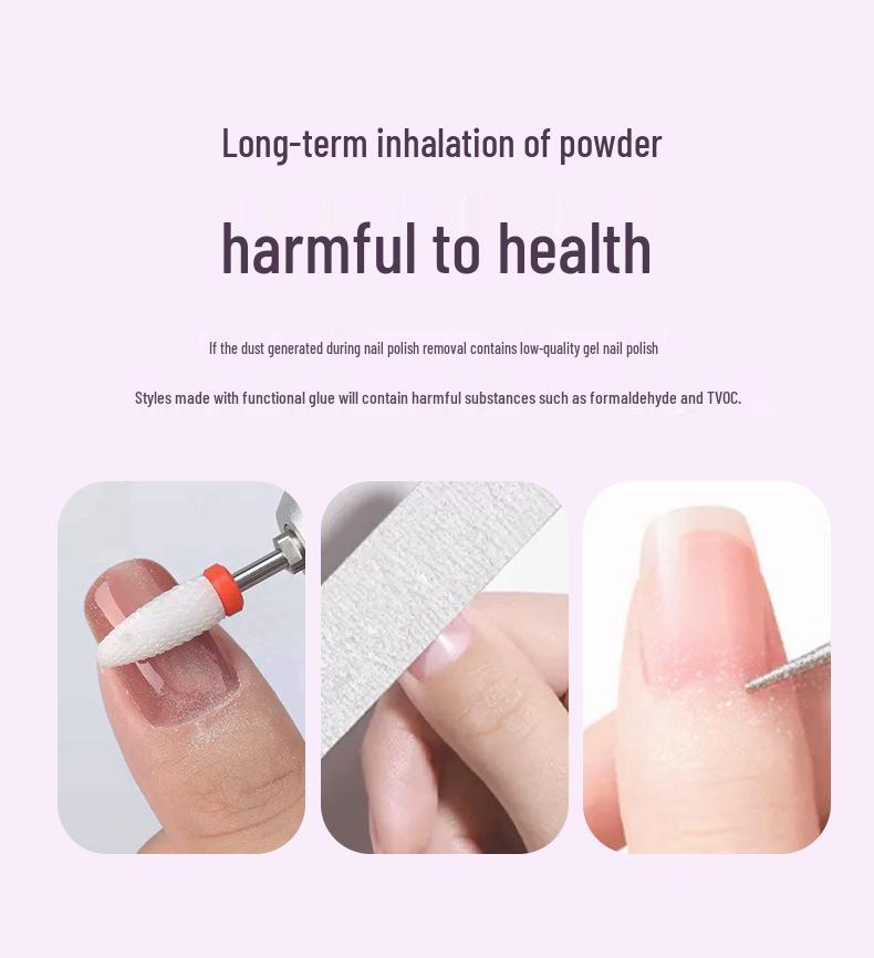 Compact Japanese Style Low-Noise Portable Nail Dust Collector