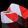 10cm*10m Waterproof Self-Adhesive Reflective Material Left Right Twill Tapes Safety Warning Outdoor Reflectors Stickers For Car