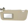 Linker Fahrerseitiger Sonnenschutz Passend für Toyota Corolla 2007-2013 Auto Sonnenschutz Baugruppe Mit Schminkspiegel und Spiegel Ersetzt Nr. 74320-02711-E0 Beige