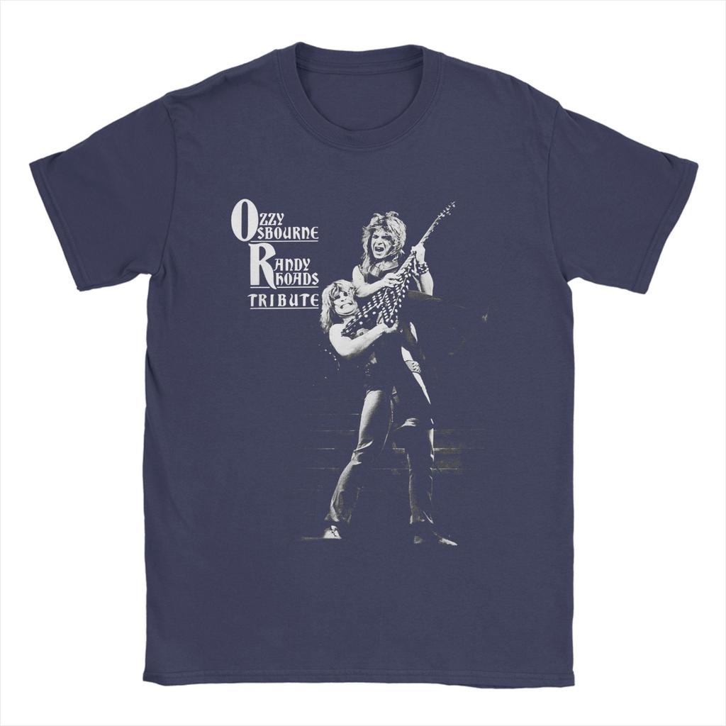 Heavy Metal Rock Ozzy Osbourne Tribute T-Shirt Herren Reiner Baumwolle Fun T-Shirt O-Ausschnitt T-Shirt Kurzarm Kleidung Geschenkidee