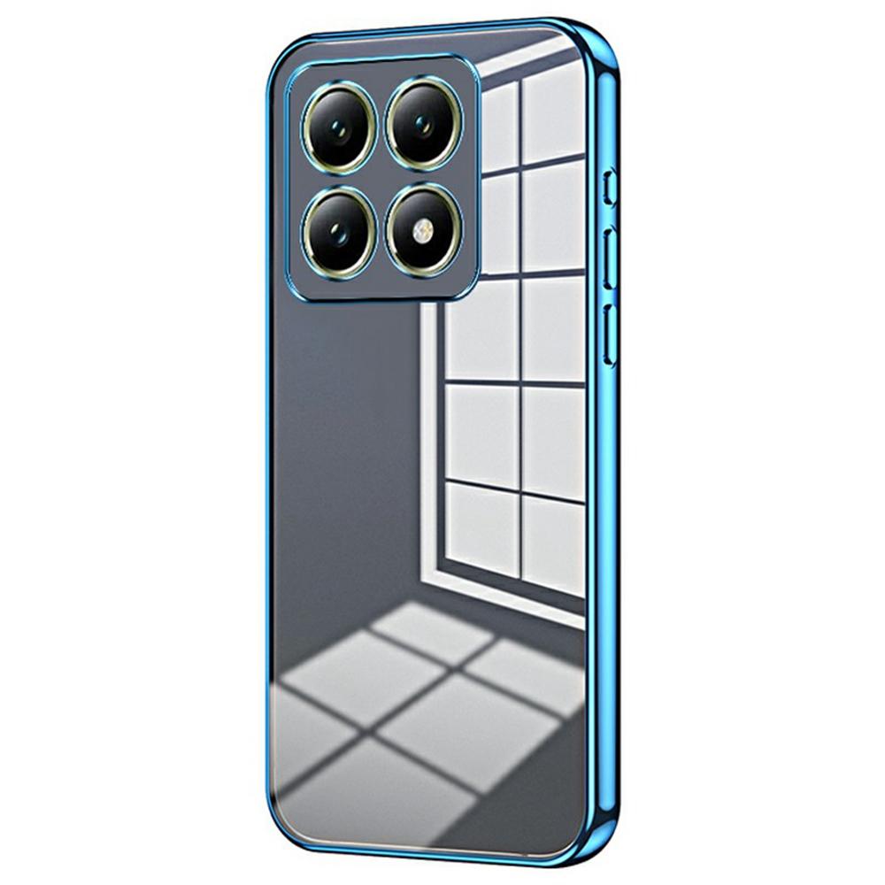 For Xiaomi 14T Case Electroplating Frame Soft TPU Phone Cover