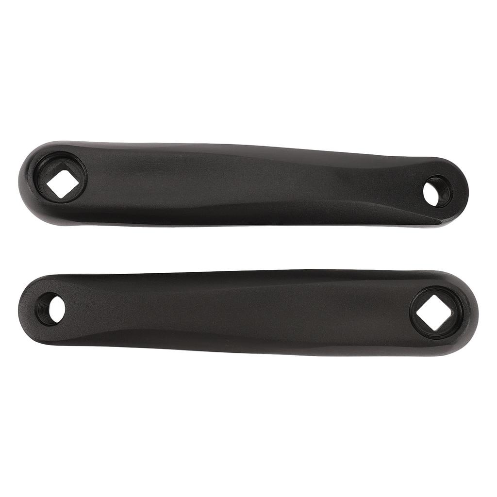 2Pcs Bike Crank Arm 170mm Aluminum Alloy High Strength Versatile Rhombus Hole Electric Bike Crank Arm for Electric Bike