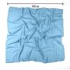 Versatile Solid Chiffon Scarf 90cm Square Headscarf For Women