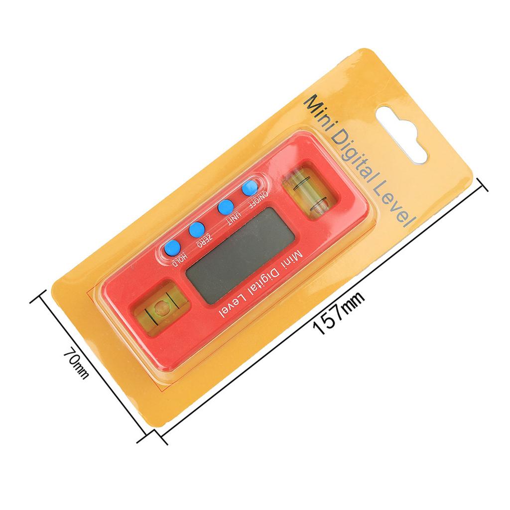 10cm Multifunction Magnetic Digital Level Meter Accurate Measurement Woodworking Tool Inclinometer Balancer Angles Ruler