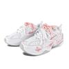 Nike M2K Tekno Line Meow Pink Abrasion Resistant Breathable Low Top Chunky Sneakers Women's White AO3108-100(team352-)
