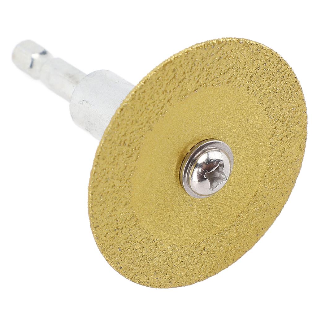 Diamond Cutting Blades Wheel with 1 4 Inch Hex Shank Carbon Steel Rotary Tool Cutting Disc for PVC Pipe Cutter 6cm Pole