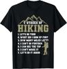 Lustiges 7-Phasen-Wander-T-Shirt Lustiger Outdoor-Wanderer Männer Frauen Geschenk Unisex T-Shirt