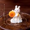 Mid-Autumn Festival Mooncakes Rabbit Figurines Decorative Gifts Accessories Car Office Desks and Small Ornaments