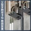 Space aluminum non-punching toothbrush rack, bathroom mouthwash cup, wall hanging, electric toothbrush, toothpaste storage rack
