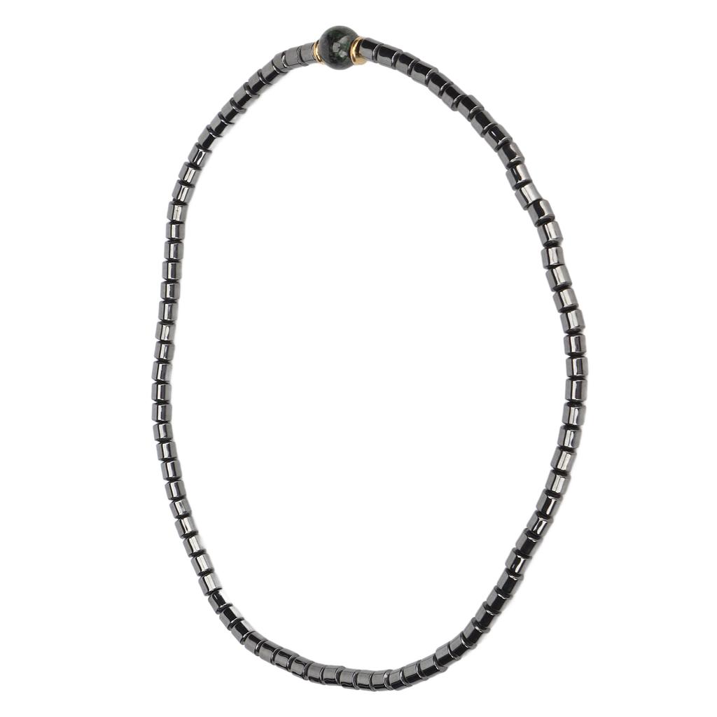 Terahertz Necklace Reduce Pressure Promote Circulation Round Bead Pendant Necklace