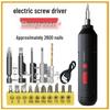 Rechargeable Multifunctional Mini Electric Screwdriver and Hand Drill Tool