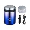 Usb Electric Shaver Rechargeable Waterproof Beard Trimmer Led Display Screen